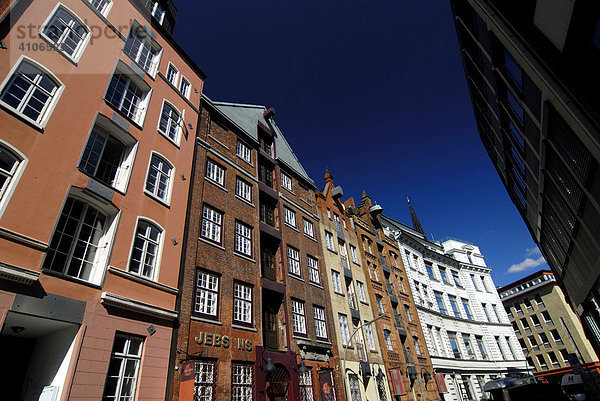 Historische Häuser am Cremon in Hamburg  Deutschland