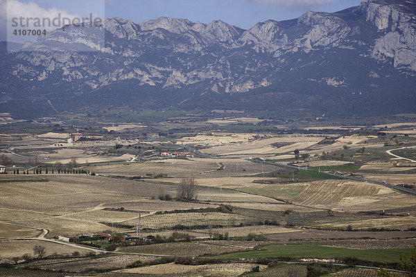 Panorama  La Rioja  Spanien