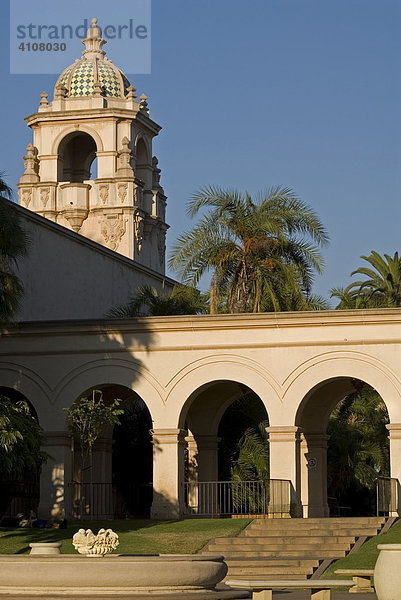 El Prado  Balboa Park  San Diego  Kalifornien  USA