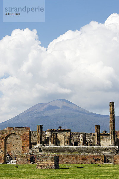 Forum vor dem Vesuv  Pompei (Pompeji)  Kampanien  Italien