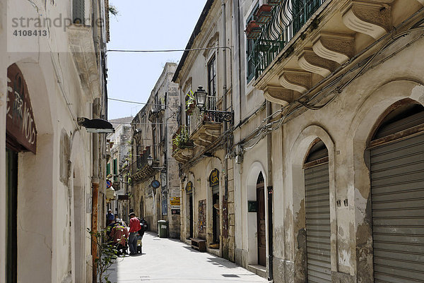 Altstadt  Syrakus  Sizilien  Italien
