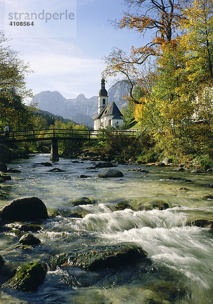 Bach  Ramsau vor der Reiter Alpe  Oberbayern  Bayern  Deutschland  Europa