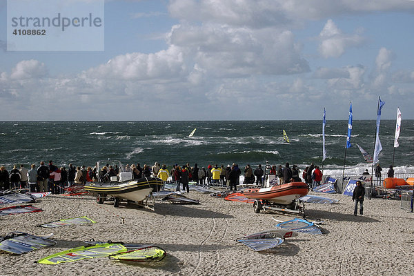 Surfweltmeisterschaft  Westerland  Nordfriesland  Sylt  Schleswig-Holstein  Deutschland  Europa