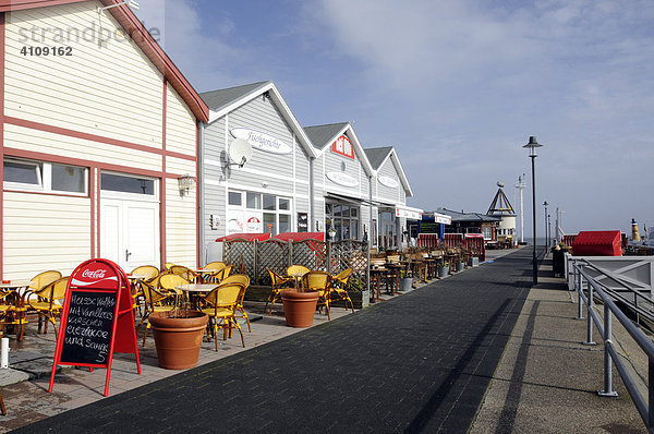 Am Hafen von List  Sylt  nordfriesische Insel  Schleswig-Holstein  Deutschland  Europa