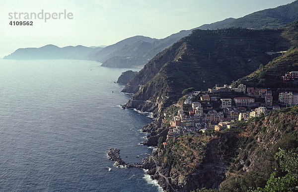 Küste  Cinque Terre  Ligurien  Italien