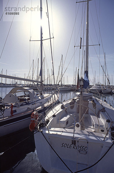 Yachthafen in Punta Ala  Toskana  Italien