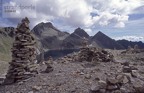 Steinerne Mandln am Reisseck  Hohe Tauern  Kärnten  Österreich