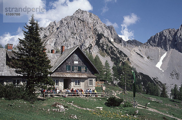 Klagenfurter Hütte (1664 m)  Karawanken  Bärental  Kärnten  Österreich