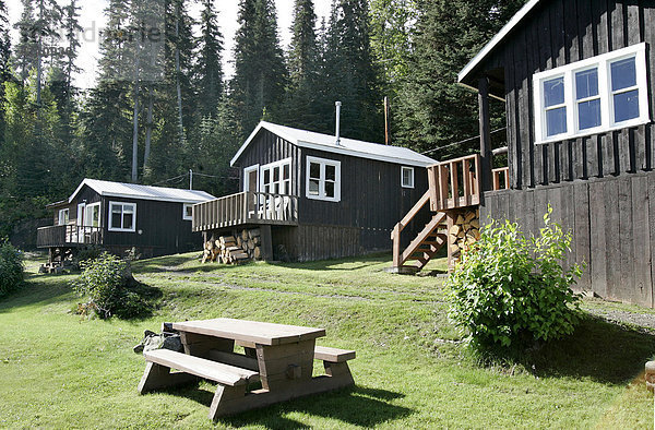 Lodge am Babine Lake in British Columbia  Kanada