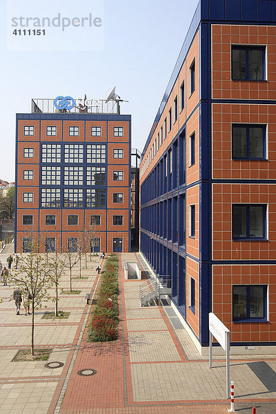 Gebäude der National Cash Register Corporation und Unternehmenssitz betasystems Software AG in Berlin  Deutschland  Europa