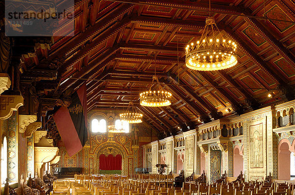 UNESCO-Welterbestätte Wartburg Deutschland  Thüringen Festsaal