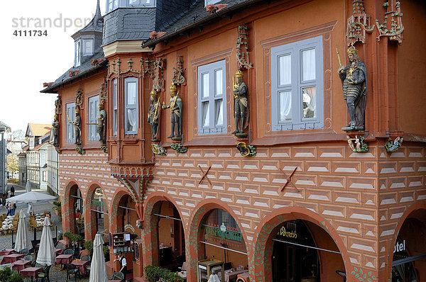 UNESCO-Welterbestätte Kaiserworth (Gildehaus der Tuchhändler) Markt Goslar Niedersachsen Deutschland