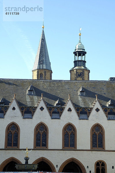 UNESCO-Welterbestätte Rathaus Goslar Niedersachsen Deutschland