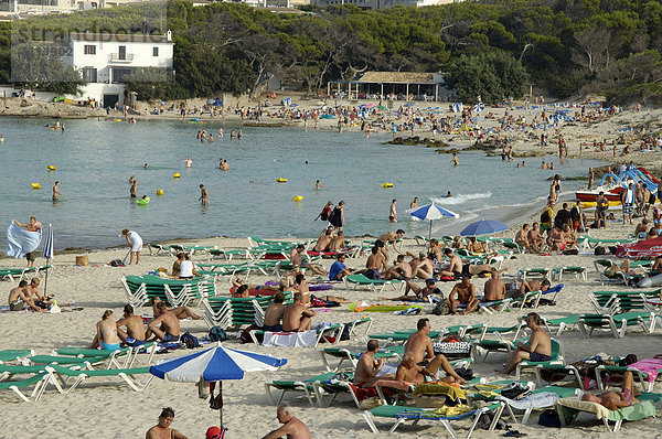 Strand  Cala Agulla  Cala Rajada  Mallorca  Balearen  Spanien