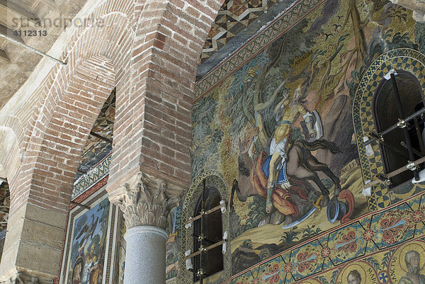 Mosaik an der Cappella Palatina im Palazzo dei Normanni  Palermo  Sizilien  Italien