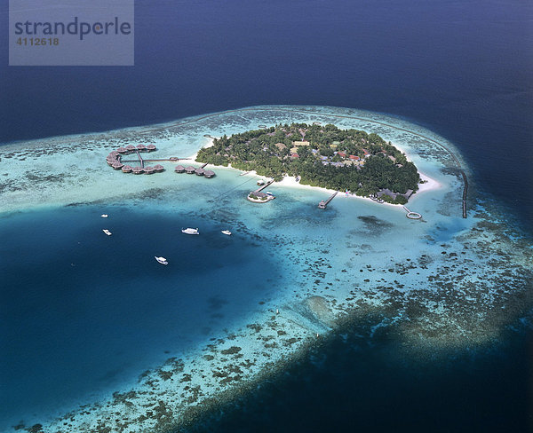 Baros Holiday Island  Luftbild  Nord Male Atoll  Malediven