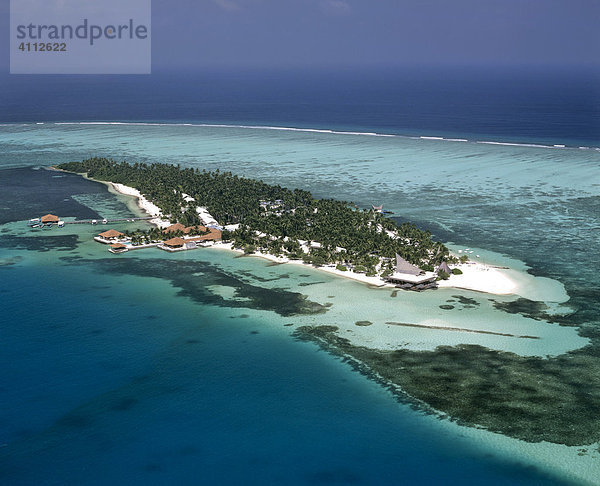 Club Faru  Farukolhu Fushi  Luftbild  Nord Male Atoll  Malediven