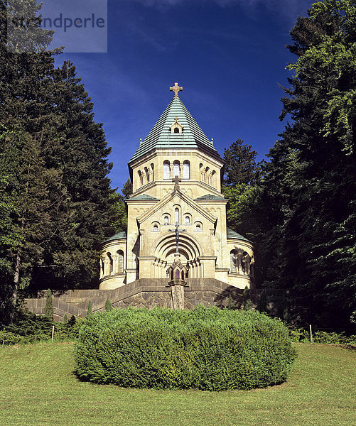 Votiv-Kapelle am Starnberger See  Todesort von König Ludwig II  Oberbayern  Deutschland