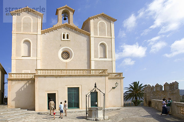 Wallfahrtskirche Santuari de Sant Salvador  Stadt Arta  Mallorca