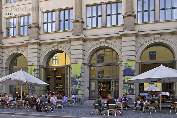 Cafe im Literaturhaus in München  Bayern  Deutschland