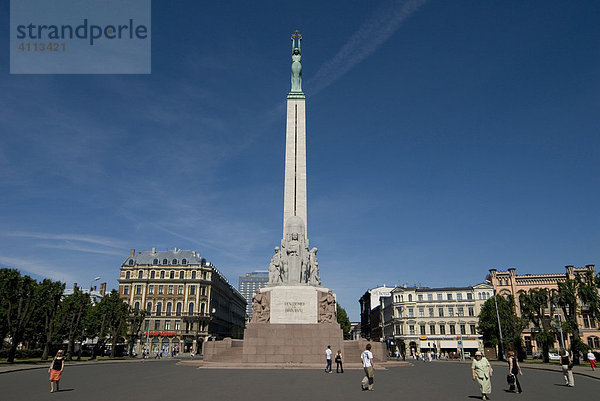 Freiheitsstatue  Riga  Lettland