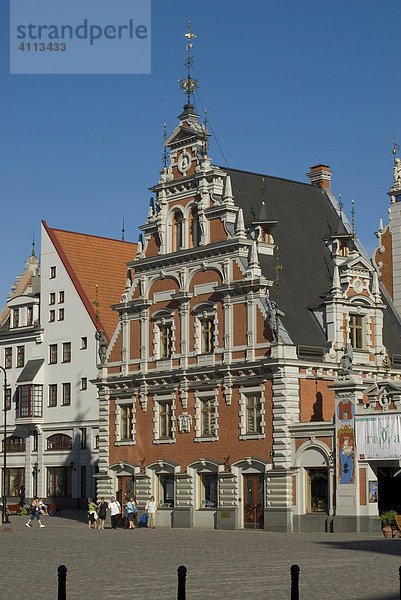 Schwarzhäupterhaus  Ratsplatz  Riga  Lettland