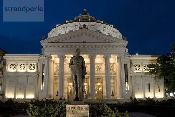Atheneul Roman  Konzerthaus  Bukarest  Rumänien