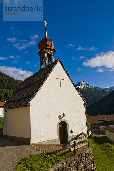 Kapelle Mitteregg  Berwang  Zugspitzgebiet  Tirol  Österreich