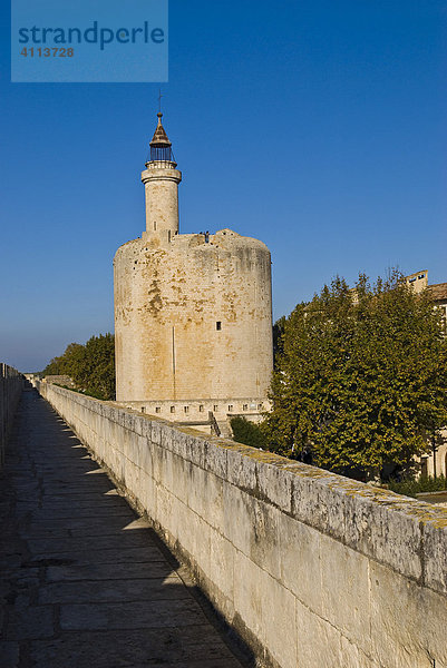 Festung und Stadtmauer in Aigues Mortes  Languedoc-Rousillion  Frankreich