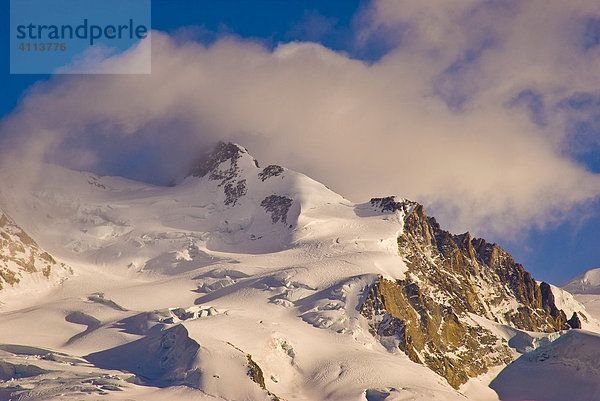 Monte Rosa  Dufourspitze  Zermatt  Wallis  Schweiz