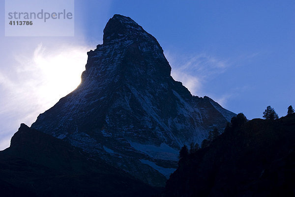 Matterhorn  4487m  Zermatt  Wallis  Schweiz