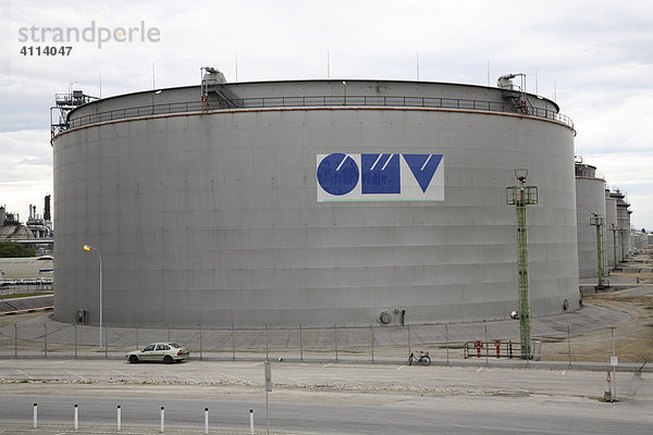OMV Raffinerie  Schwechat  Wien  Österreich