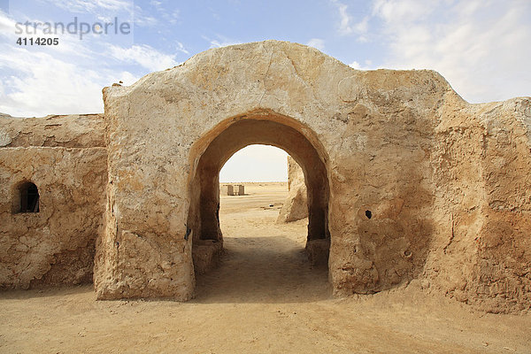 Desert City in der Sahara  Tozeur  Tunesien