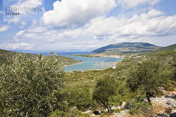 Hafen von Cres  Insel Cres  Primorje - Gorski kotar  Kroatien