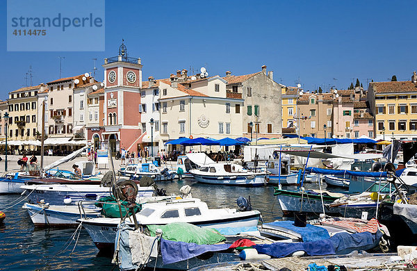 Hafen von Rovinj Istrien Kroatien