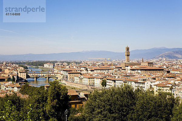 Blick über Florenz Toskana Italien