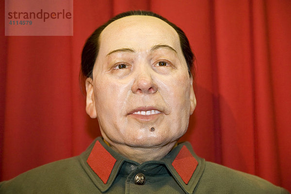 Mao Ce-tung als Wachsfigur Wachsmuseum Prag Tschechien