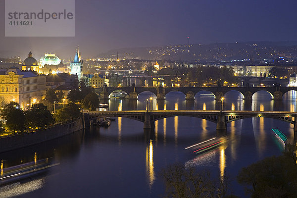 Brücken über die Moldau Prag Tschechien
