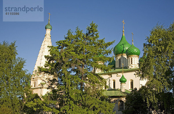 Historische Prophet-Elias-Kirche  Jaroslavl  Russland  Osteuropa  Europa