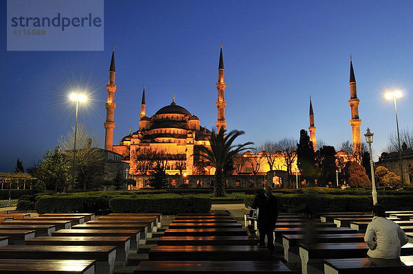 Sultan Ahmed Moschee  Blaue Moschee  Istanbul  Türkei