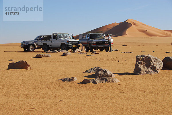 Jeep-Safari  Sandwüste von Murzuq  Libyen