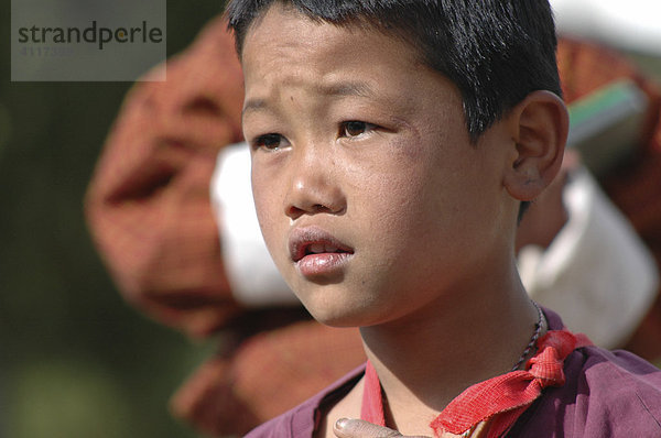 Kleiner Junge  Paro-Tal  Bhutan