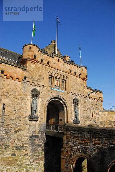 Edinburgh Castle  Edinburgh  Schottland