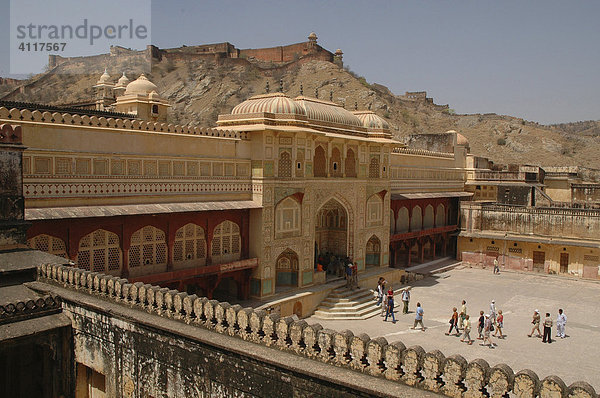 Palast von Amber  Rajasthan  Indien