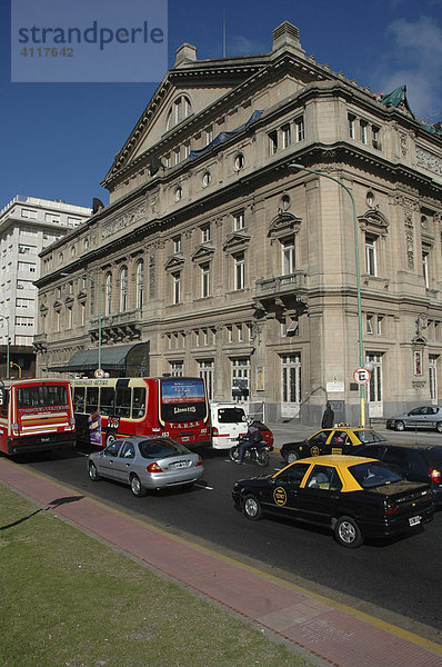 Teatro Colón an der Avenida 9 de Julio  Buenos Aires  Argentinien
