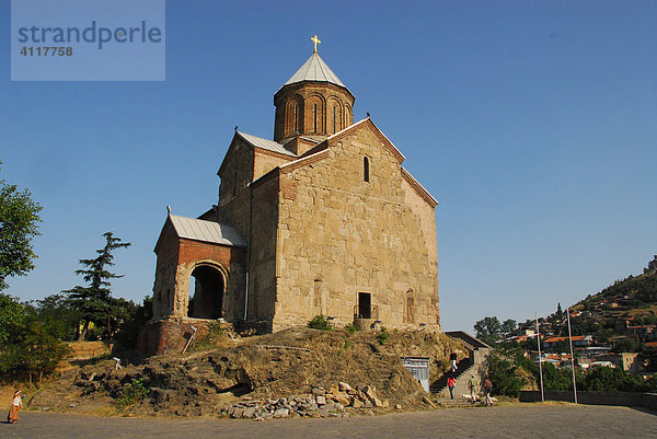 Metechi-Kirche  Tiflis (Tbilisi)  Georgien  Asien