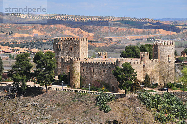 Burg Castillo de San Servando  Toledo  Spanien