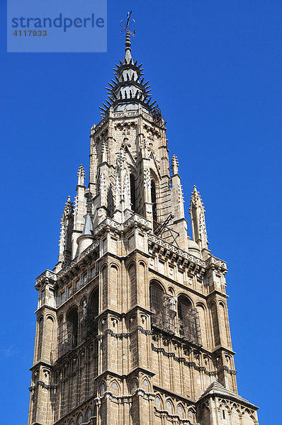 Turm der Catedral Primada  Toledo  Spanien