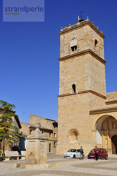 Kirche von El Toboso  Region Castilla-La Mancha  Spanien