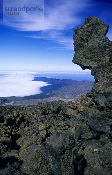 Vulkangestein auf dem Teide  Teneriffa